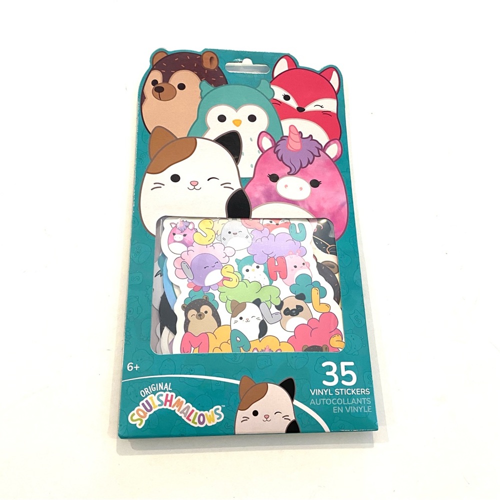 SQUISHMALLOWS New 35 Count Vinyl Sticker Pack SM3